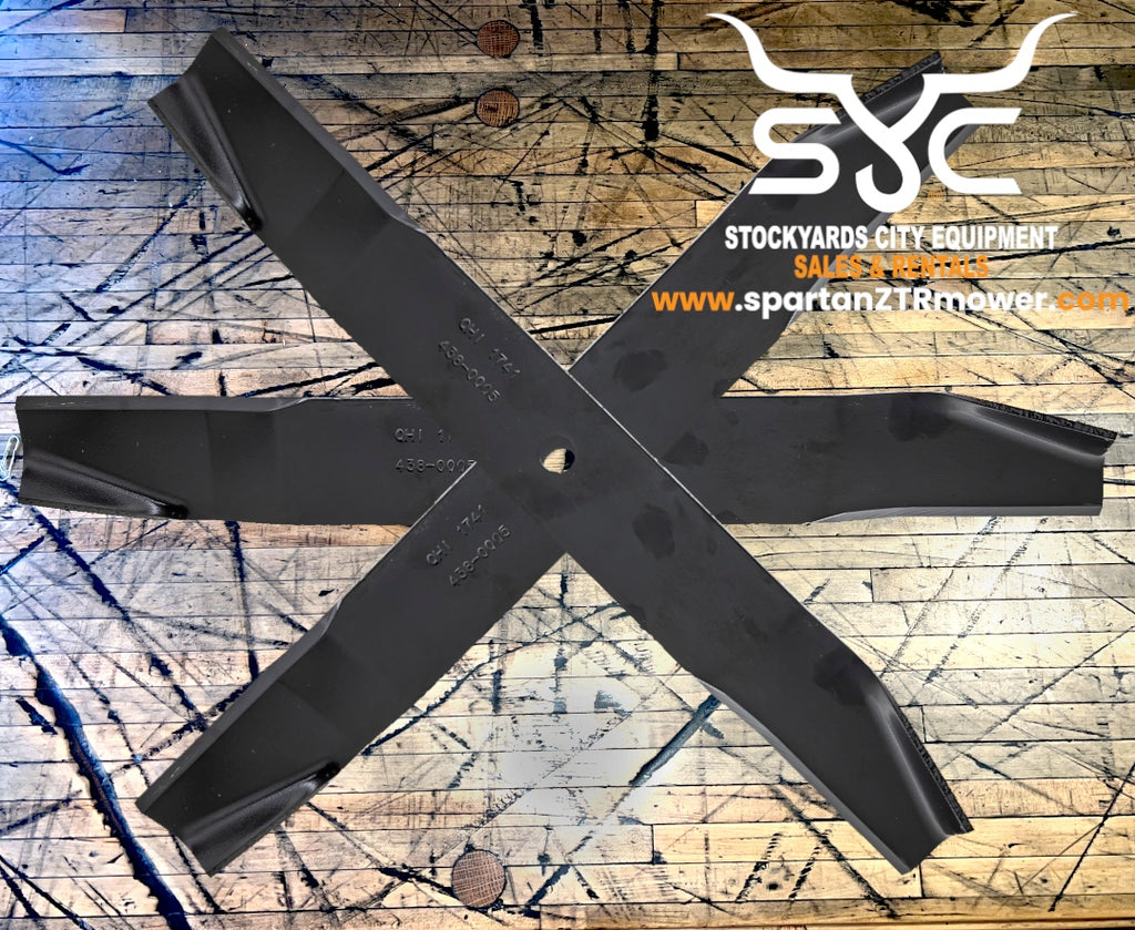 Spartan Mower Hi Lift Blade Set 2016-2023 Model Year