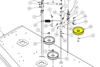 Tensioner Deck Idler Pulley 6-3/4"