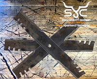 Spartan Mower Mulching Blade Set 2016-2023 Model Year